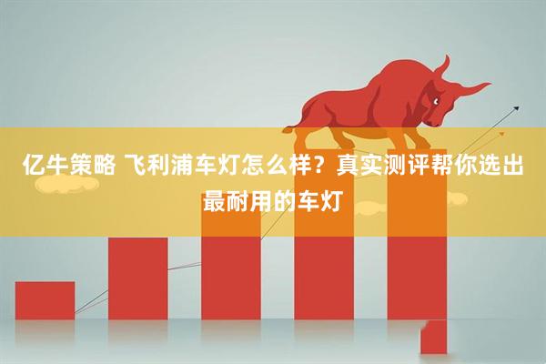 亿牛策略 飞利浦车灯怎么样？真实测评帮你选出最耐用的车灯